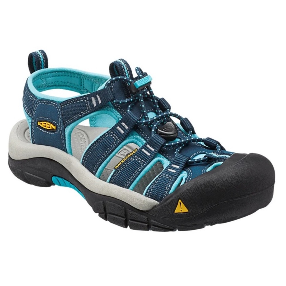 EUC Keen Women's Newport H2 Water Sandals in Poseidon / Capri Blue Size 6